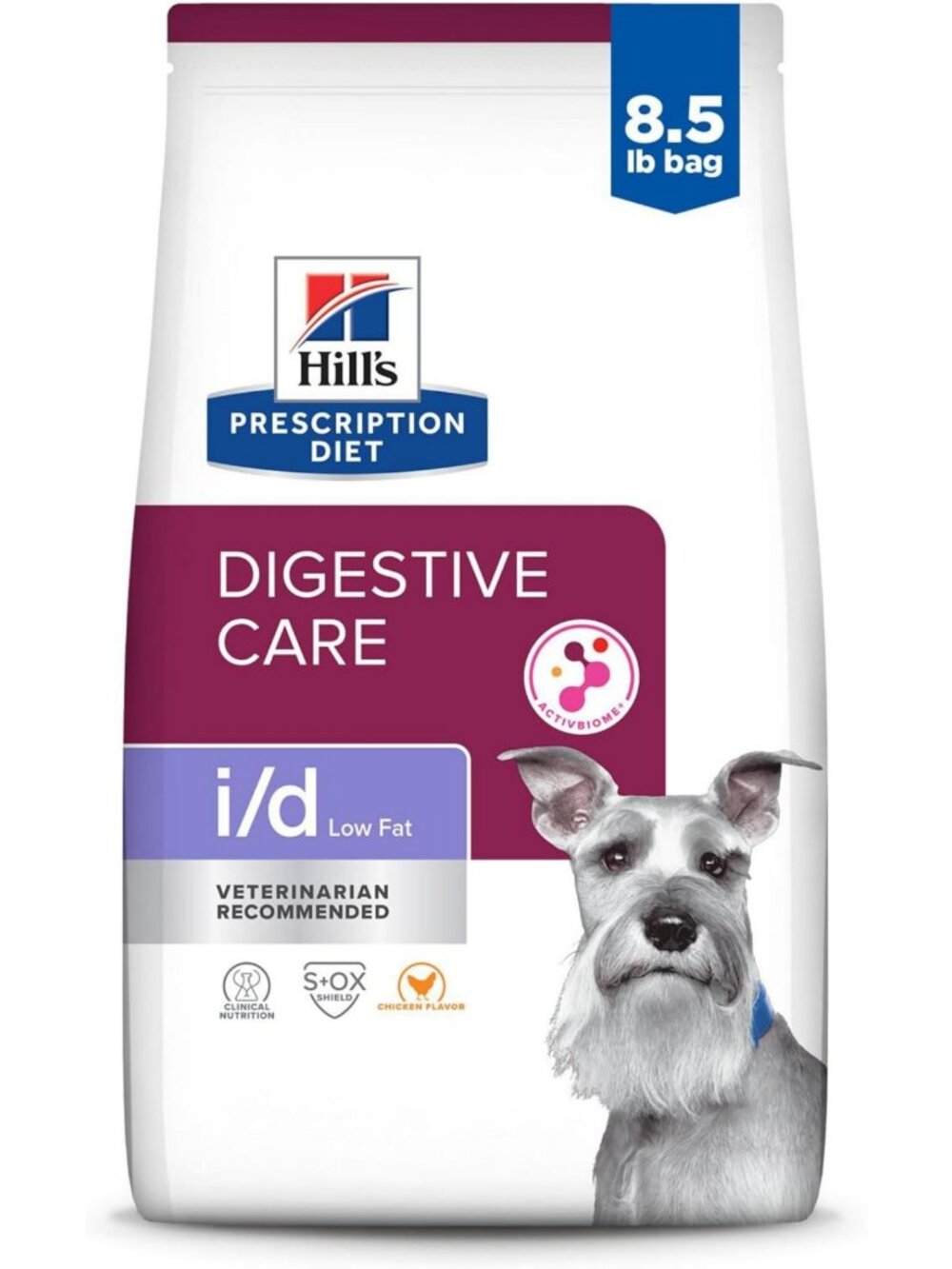 Low Fat Digestive Care Dry Dog Food for Sensitive Stomachs - 25 lbs